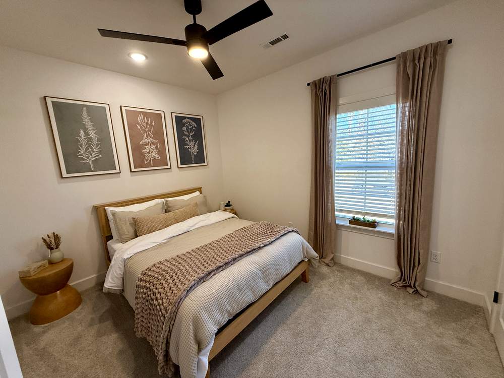 Fourth bedroom with queen bed